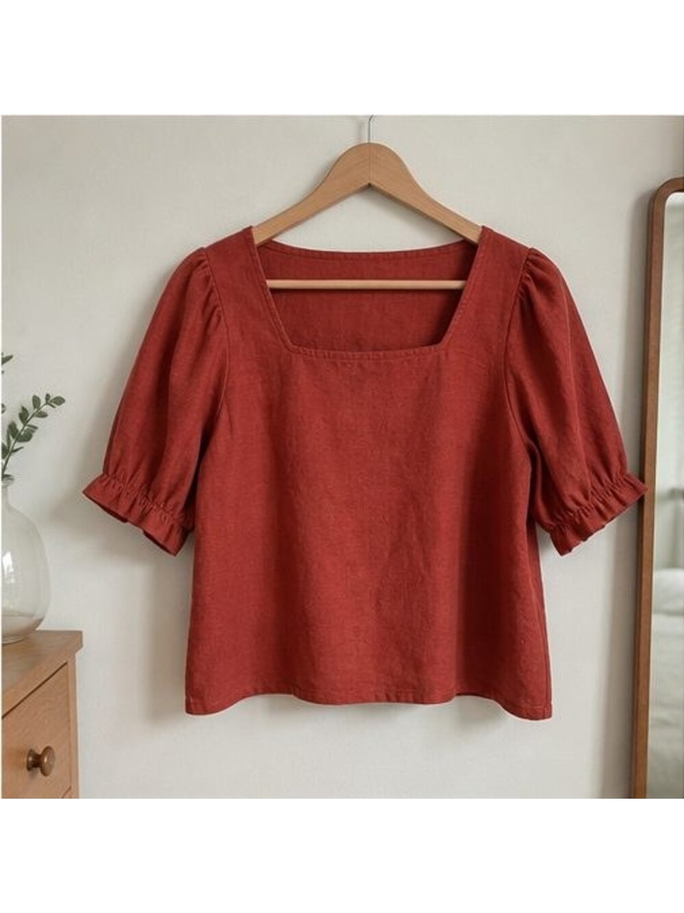 Sand Ruffle Blouse - Picture 1 of 6
